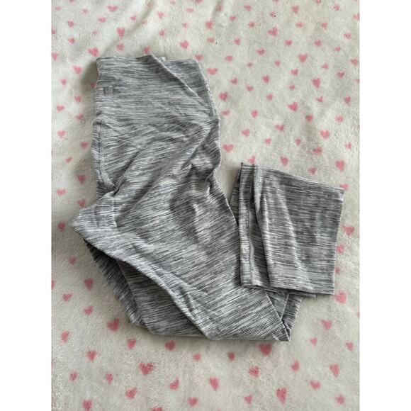 Lululemon High Rise Wunder Under Heather Gray Full length Leggings Size 4 - Picture 3 of 7